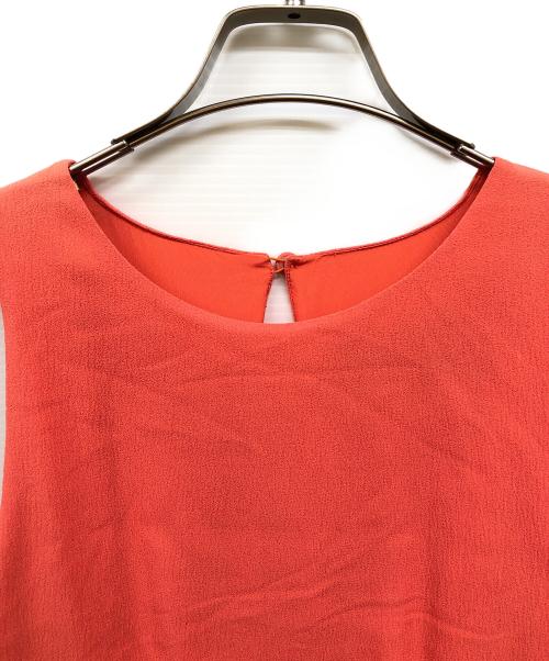 MaxMara（マックスマーラ）MaxMara (マックスマーラ) ノースリーブワンピース レッド サイズ:42の古着・服飾アイテム