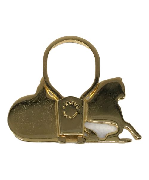 CELINE（セリーヌ）CELINE (セリーヌ) 馬車キーリング ゴールド(色)の古着・服飾アイテム