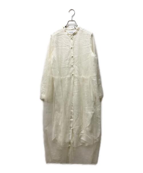 MUVEIL（ミュベール）MUVEIL (ミュベール) レースワンピース ホワイト サイズ:Mの古着・服飾アイテム