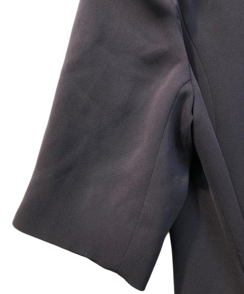 DAKS（ダックス）DAKS (ダックス) スタンドカラーブラウスワンピース ネイビー サイズ:42の古着・服飾アイテム