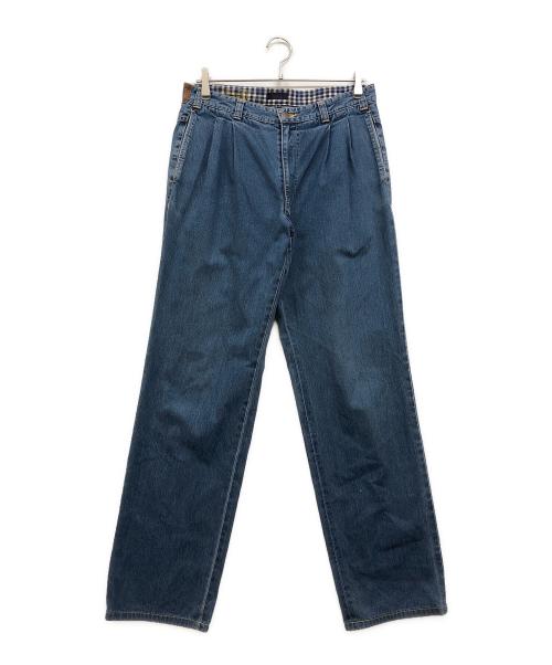 PAPAS（パパス）PAPAS (パパス) 2タックデニムパンツ インディゴ サイズ:34の古着・服飾アイテム