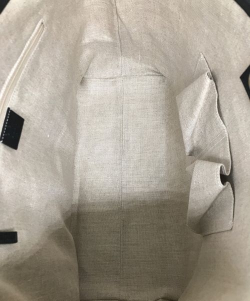 GUCCI（グッチ）GUCCI (グッチ) マイクログッチシマ トートバッグ ブラックの古着・服飾アイテム