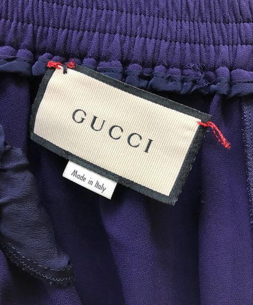 GUCCI（グッチ）GUCCI (グッチ) ジョグイージーパンツ ネイビー サイズ:Lの古着・服飾アイテム
