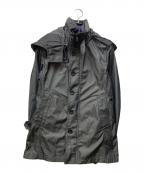 BURBERRY BLACK LABELバーバリーブラックレーベル）の古着「3WAｙダウンライナートレンチコート」｜ブラック