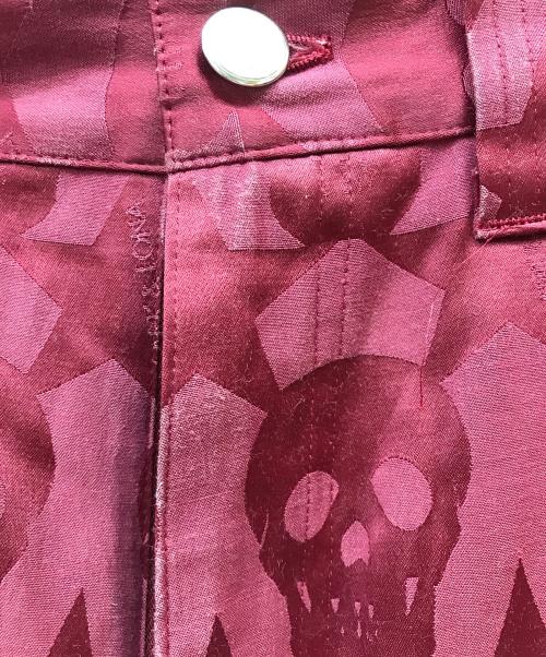 MARK&LONA（マークアンドロナ）MARK&LONA (マークアンドロナ) ゴルフウェア(パンツ) レッド サイズ:Mの古着・服飾アイテム