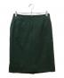 CELINE (セリーヌ) ロゴボタンスカート グリーン サイズ:L：9000円