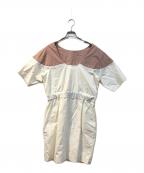 MARNIマルニ）の古着「ウエストアイコンブラウスワンピース」｜ホワイト