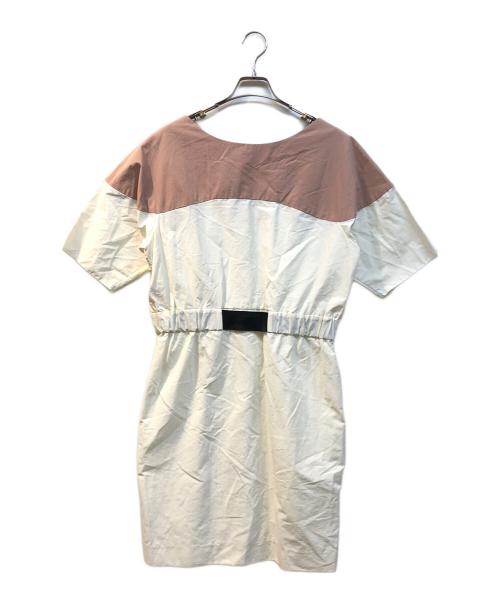 MARNI（マルニ）MARNI (マルニ) ウエストアイコンブラウスワンピース ホワイト サイズ:40の古着・服飾アイテム