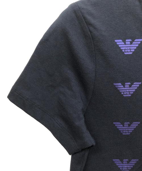 EA7（イーエーセブン）EA7 (イーエーセブン) プリントTシャツ ネイビー サイズ:Mの古着・服飾アイテム