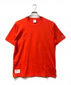 WTAPS×Championダブルタップス×チャンピオン）の古着「半袖カットソー」｜オレンジ