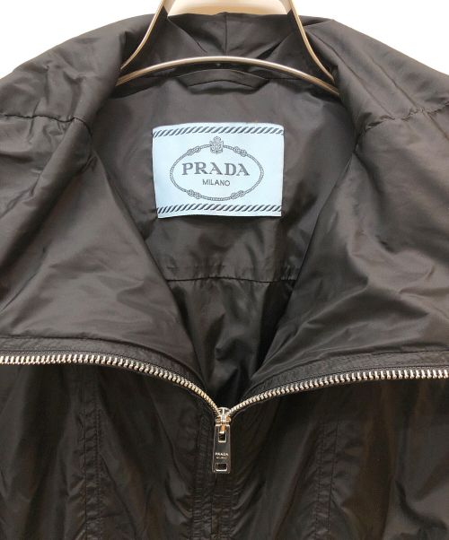 PRADA（プラダ）PRADA (プラダ) ナイロンコート ブラック サイズ:36の古着・服飾アイテム