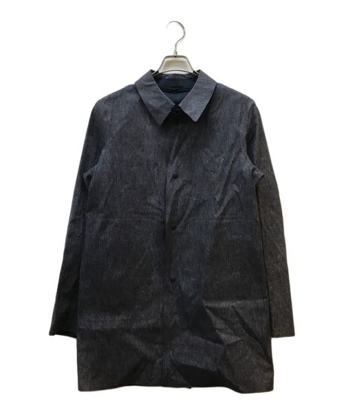 HERNO（ヘルノ）HERNO (ヘルノ) ゴム引きスプリングコート ネイビー サイズ:46の古着・服飾アイテム