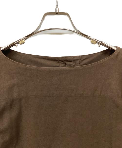 MHL（エムエイチエル）MHL (エムエイチエル) ブラウスワンピース ブラウン サイズ:Ⅿの古着・服飾アイテム