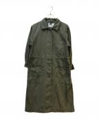 MHLエムエイチエル）の古着「UNIFORM COTTON LINEN TWILL」｜カーキ