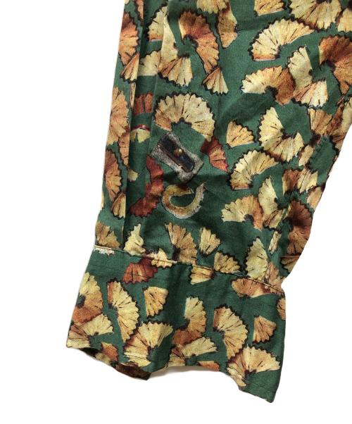 PAUL SMITH（ポールスミス）Paul Smith (ポールスミス) コットン総柄シャツ グリーン サイズ:Ⅼの古着・服飾アイテム