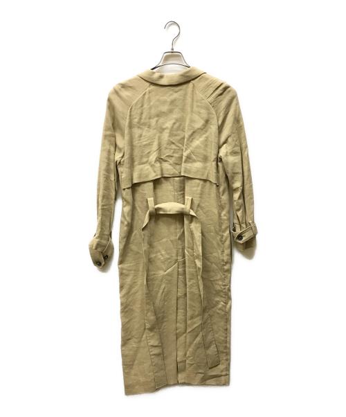 TELA（テラ）tela (テラ) リネン混コート ブラウン サイズ:記載なしの古着・服飾アイテム