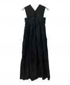 HYKEハイク）の古着「LINEN MAXI DRESS」｜ブラック