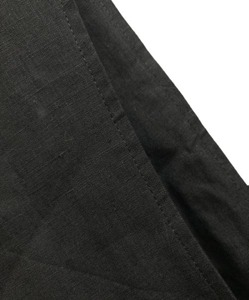 HYKE（ハイク）HYKE (ハイク) LINEN MAXI DRESS ブラック サイズ:SIZE 1の古着・服飾アイテム