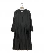 Humoresqueユーモレスク）の古着「シルクワンピース」｜ブラック