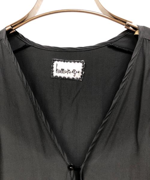 Humoresque（ユーモレスク）Humoresque (ユーモレスク) シルクワンピース ブラック サイズ:未記入の古着・服飾アイテム