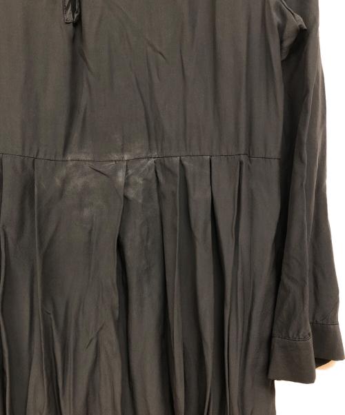 Humoresque（ユーモレスク）Humoresque (ユーモレスク) シルクワンピース ブラック サイズ:未記入の古着・服飾アイテム