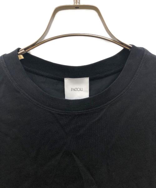 patou（パトゥ）Patou (パトゥ) オーガニックコットンTシャツ ブラック サイズ:XSの古着・服飾アイテム