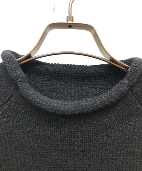 sheller（シェリエ）sheller (シェリエ) カットオフハーフスリーブセーター ブラック サイズ:Fの古着・服飾アイテム