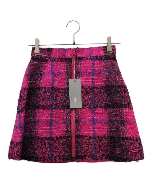 sheller（シェリエ）sheller (シェリエ) TOYZIPツイードミニスカート ピンク サイズ:Mの古着・服飾アイテム