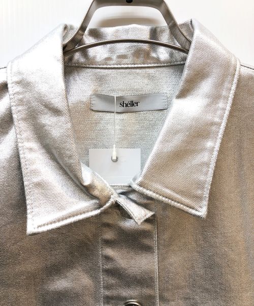 sheller（シェリエ）sheller (シェリエ) シルバーデニム ジャケット シルバー サイズ:FREEの古着・服飾アイテム