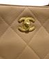 中古・古着 CHANEL (シャネル) Matelassé Chain Tote Bag マトラッセ チェーン トートバッグ/AS3537 ベージュ：580000円