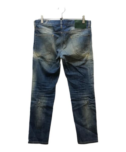 DSQUARED2（ディースクエアード）DSQUARED2 (ディースクエアード) SLIM JEAN インディゴ サイズ:44の古着・服飾アイテム
