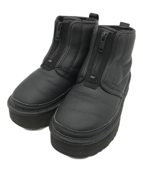 UGG（アグ）UGG (アグ) プラットフォームジップブーツ ブラック サイズ:SIZE 22cmの古着・服飾アイテム