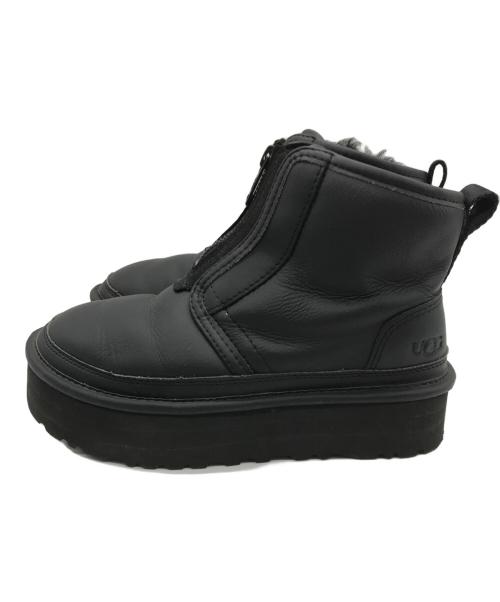 UGG（アグ）UGG (アグ) プラットフォームジップブーツ ブラック サイズ:SIZE 22cmの古着・服飾アイテム
