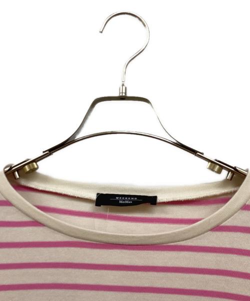 Max Mara WEEK END LINE（マックスマーラ ウイークエンドライン）Max Mara WEEK END LINE (マックスマーラ ウイークエンドライン) ボーダーカットソー ベージュ サイズ:M 未使用品の古着・服飾アイテム
