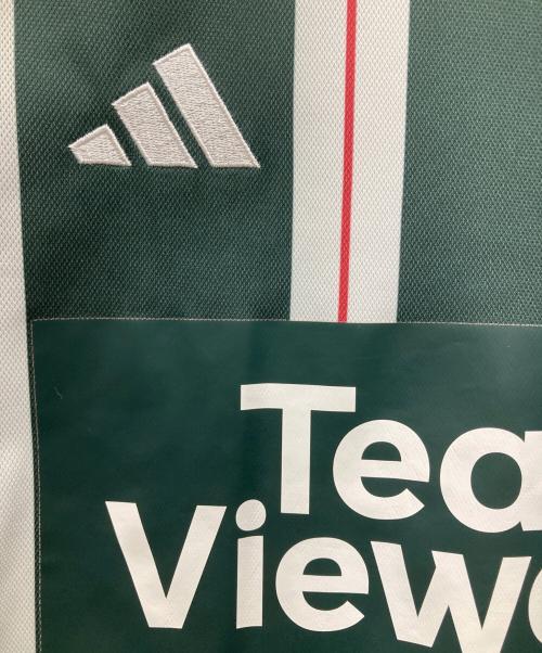 adidas（アディダス）adidas (アディダス) マンチェスター・ユナイテッド 23/24 アウェイユニフォーム グリーン サイズ:Mの古着・服飾アイテム