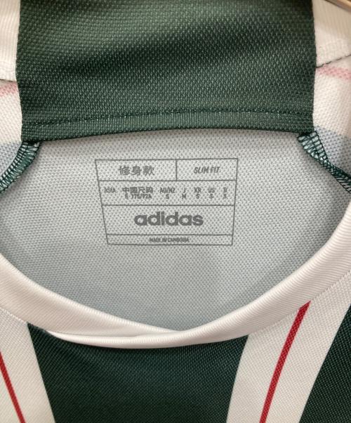 adidas（アディダス）adidas (アディダス) マンチェスター・ユナイテッド 23/24 アウェイユニフォーム グリーン サイズ:Mの古着・服飾アイテム