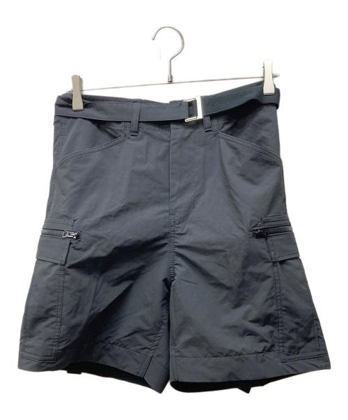sacai（サカイ）sacai (サカイ) Matte Taffeta Shorts ブラックの古着・服飾アイテム