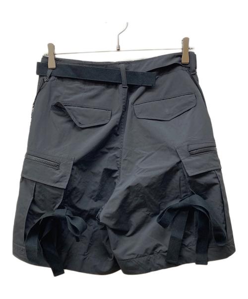 sacai（サカイ）sacai (サカイ) Matte Taffeta Shorts ブラックの古着・服飾アイテム