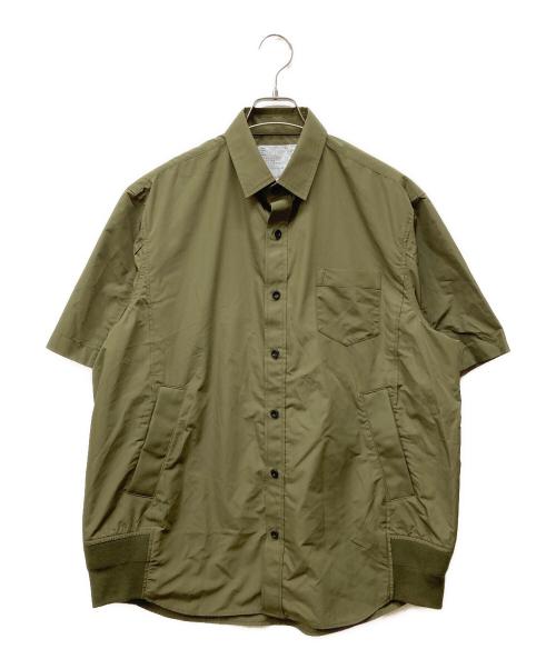 sacai（サカイ）sacai (サカイ) Taffeta Shirt オリーブ サイズ:SIZE 2の古着・服飾アイテム