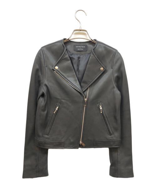UNITED TOKYO（ユナイテッドトーキョー）UNITED TOKYO (ユナイテッドトーキョー) ライダースジャケット ブラック サイズ:Sの古着・服飾アイテム