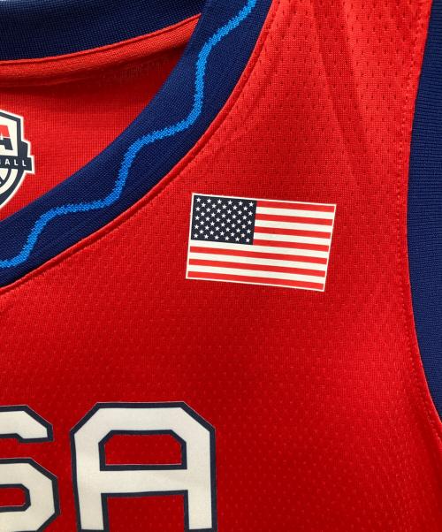 NIKE（ナイキ）NIKE (ナイキ) バスケットボールジャージー レッド サイズ:L 未使用品の古着・服飾アイテム