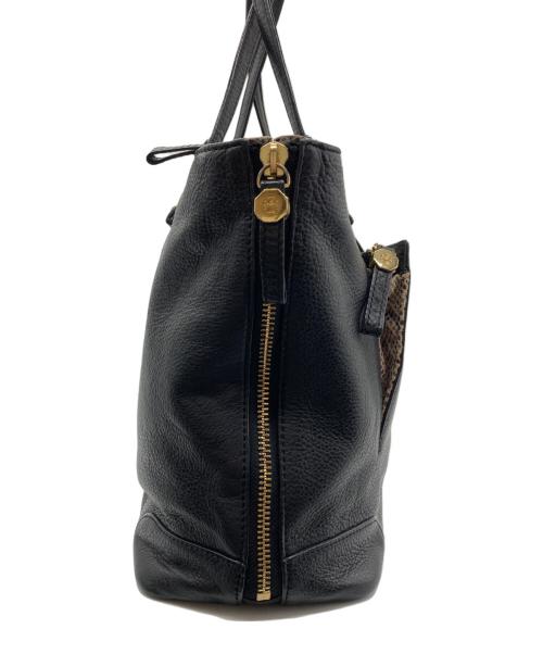 TORY BURCH（トリーバーチ）TORY BURCH (トリーバーチ) トートバッグ ブラックの古着・服飾アイテム