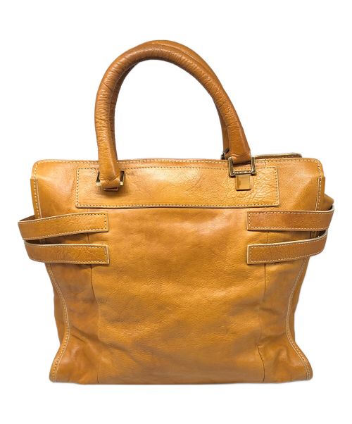 Chloe（クロエ）Chloe (クロエ) オールドサイドベルテッドハンドバッグ キャメルの古着・服飾アイテム