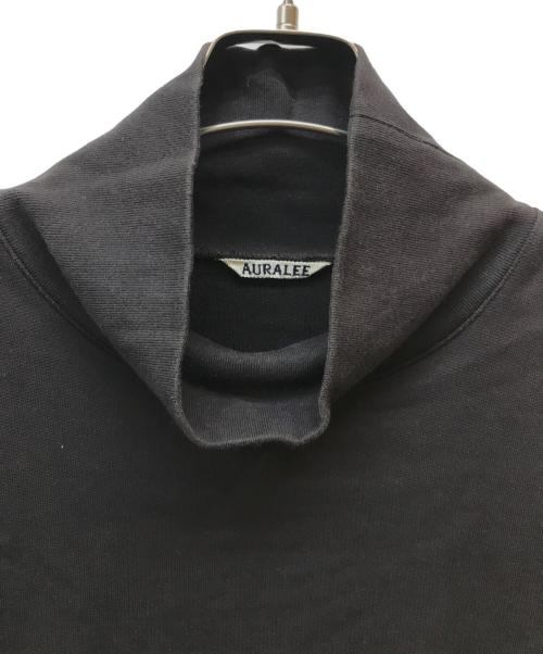 AURALEE（オーラリー）AURALEE (オーラリー) SUPER SOFT HEAVY SWEAT MOCK NECK ブラウンの古着・服飾アイテム