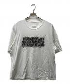 Maison Margiela 14メゾンマルジェラ 14）の古着「SCRUBBLE LOGO T-SHIRT」｜ホワイト
