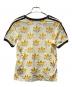 adidas (アディダス) GUCCI (グッチ) Trefoil Print T-Shirt ベージュ サイズ:SIZE S：16000円