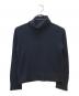 PRADA（プラダ）の古着「エルボーパッチタートルネックニット」｜ネイビー
