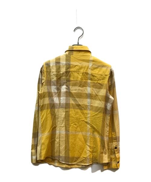 BURBERRY LONDON（バーバリーロンドン）BURBERRY LONDON (バーバリーロンドン) メガチェックシャツ イエロー サイズ:Mの古着・服飾アイテム