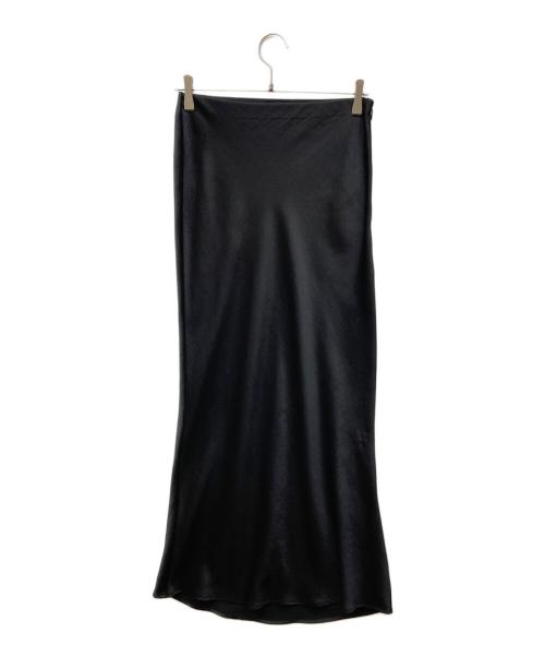 Plage（プラージュ）Plage (プラージュ) SATIN Fluid スカート ブラック サイズ:Ｍの古着・服飾アイテム