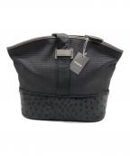 VAGRIEヴァグリエ）の古着「クロコダイルハンドバッグ」｜ブラック